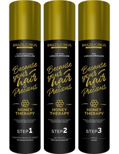 BraziliCious Honey Therapy 3 x 1 l - Alisado brasileño no. 1