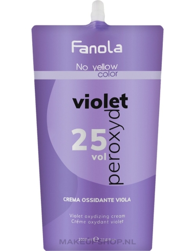 Fanola No Yellow Peroxide Violet 25 Vol 1000 ml