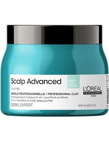 L'oréal Professionnel Scalp Advanced  Anti-Gras Oiliness Mask 500 ml