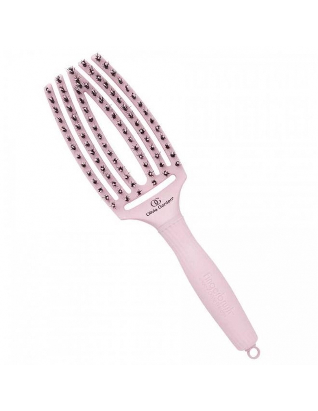 Olivia Garden Medium Pink Pastel Combo Fingerbrush