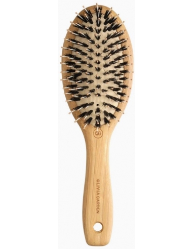 Olivia Garden Brush Combo desenredante de bambú para cabello saludable XS