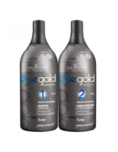 Salvatore Blue gold Premium - Lissage brésilien